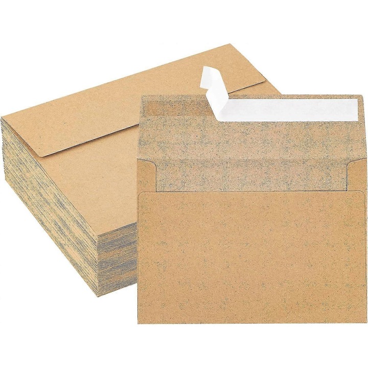 Barna kraft borítékok 50 db 13.5x18.4cm