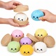 BEST PICK® Squishy Bao stresszoldó játék kosárban, Kínai gombóc modell, Ultra puha, lassú visszatérésű textúra, Véletlenszerű szín, Méretek 10x10cm, Gyermekeknek és felnőtteknek