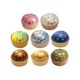 BEST PICK® Squishy Bao stresszoldó játék kosárban, Kínai gombóc modell, Ultra puha, lassú visszatérésű textúra, Véletlenszerű szín, Méretek 10x10cm, Gyermekeknek és felnőtteknek