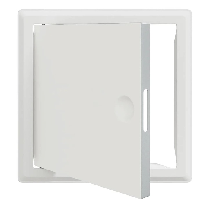 Panou de Acces vidaXL, Alb 33 x 33 x 3 cm Otel