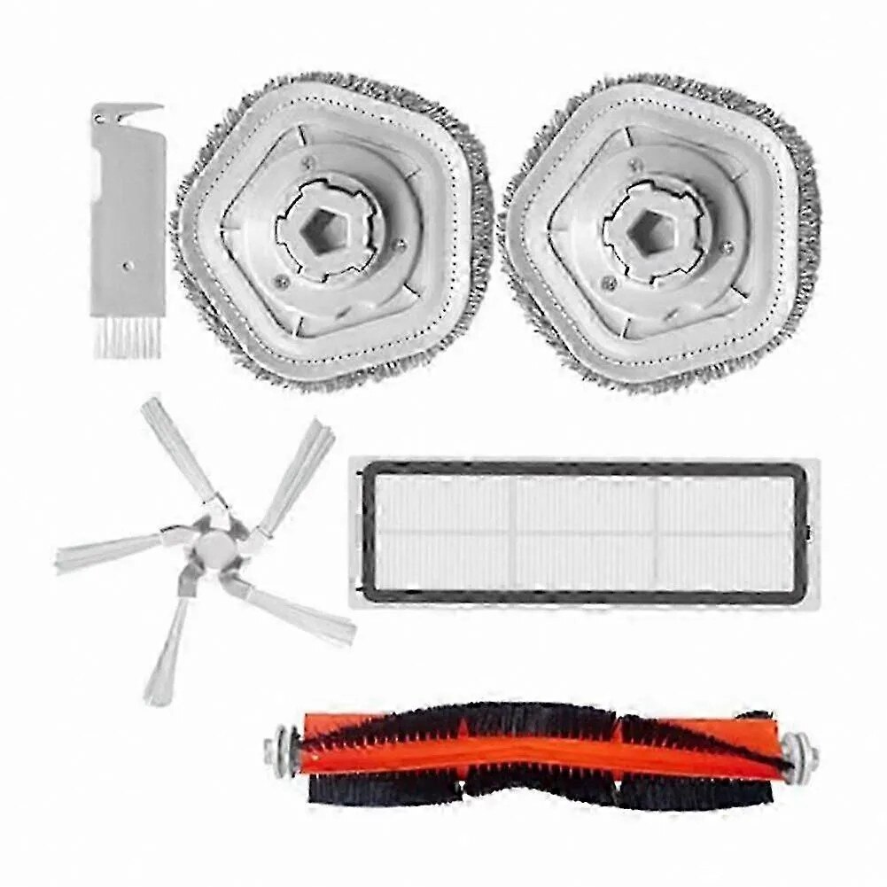 Set accesorii aspirator robot, perie, filtru HEPA, lavete, multicolor