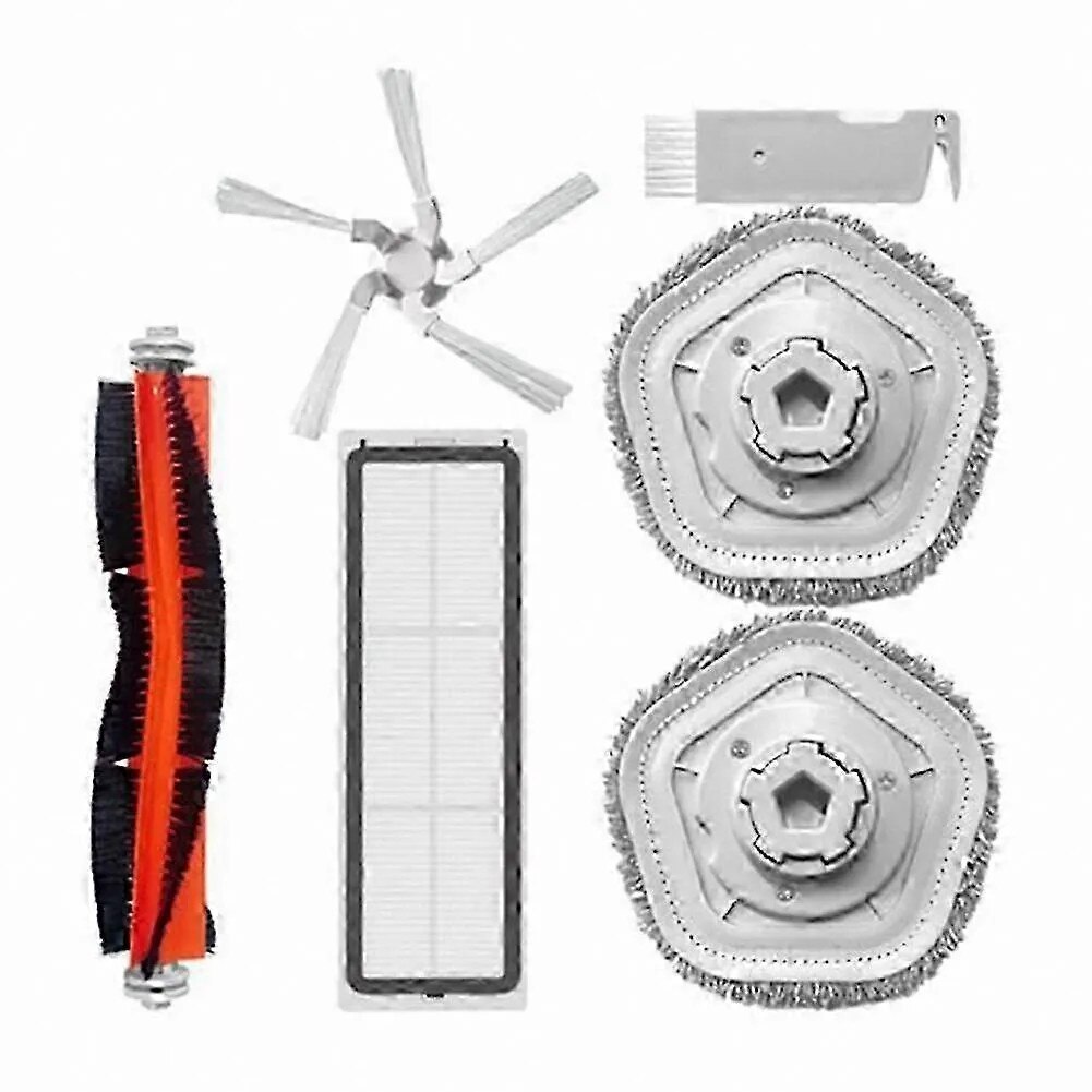 Set accesorii aspirator robot, perie, filtru HEPA, lavete, multicolor