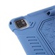 Husa tableta, silicon si plastic, albastru, 12.9 inch, cu suport integrat