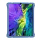 Husa tableta, silicon si plastic, albastru, 12.9 inch, cu suport integrat