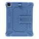 Husa tableta, silicon si plastic, albastru, 12.9 inch, cu suport integrat