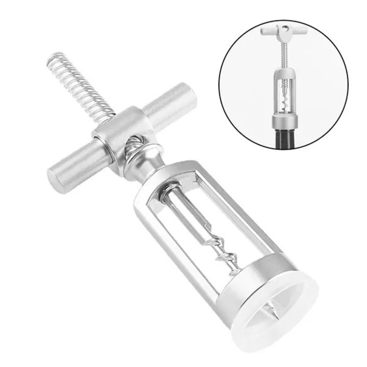 Мултифункционален тирбушон, цинк, инокс, ABS, 15.5x7x3.8см