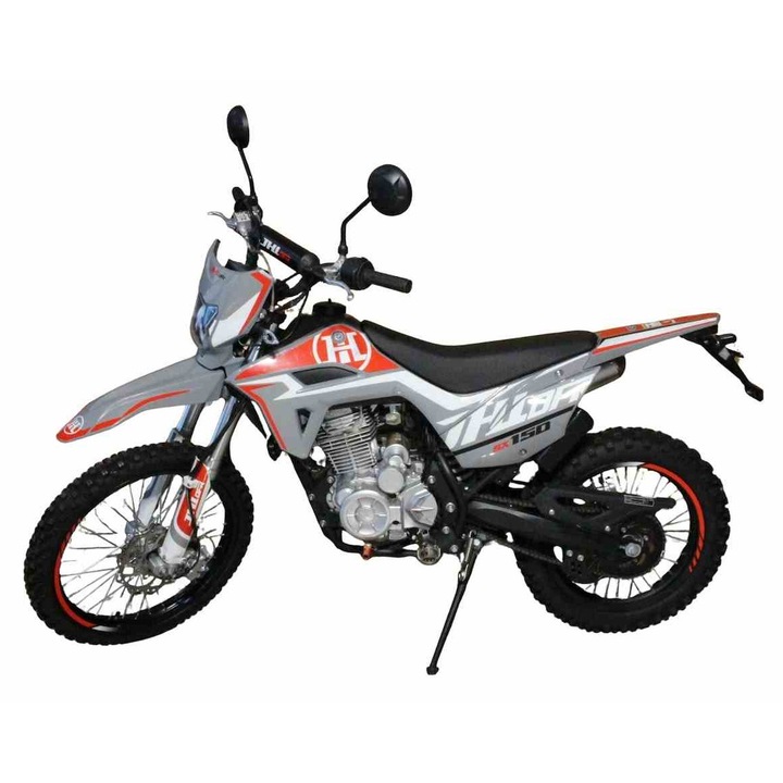Motocicleta off-road Roy SX150, negru/rosu, 150cc, 5 viteze