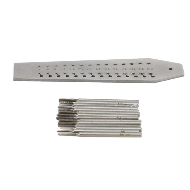 Set scule ceasornicar 28 gauri 14 dimensiuni inox 8cm