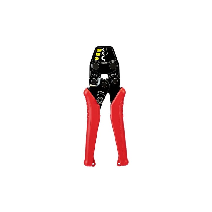 Többfunkciós kábel krimpelő fogó szénacél 1.25-5.5mm, vegyes színű