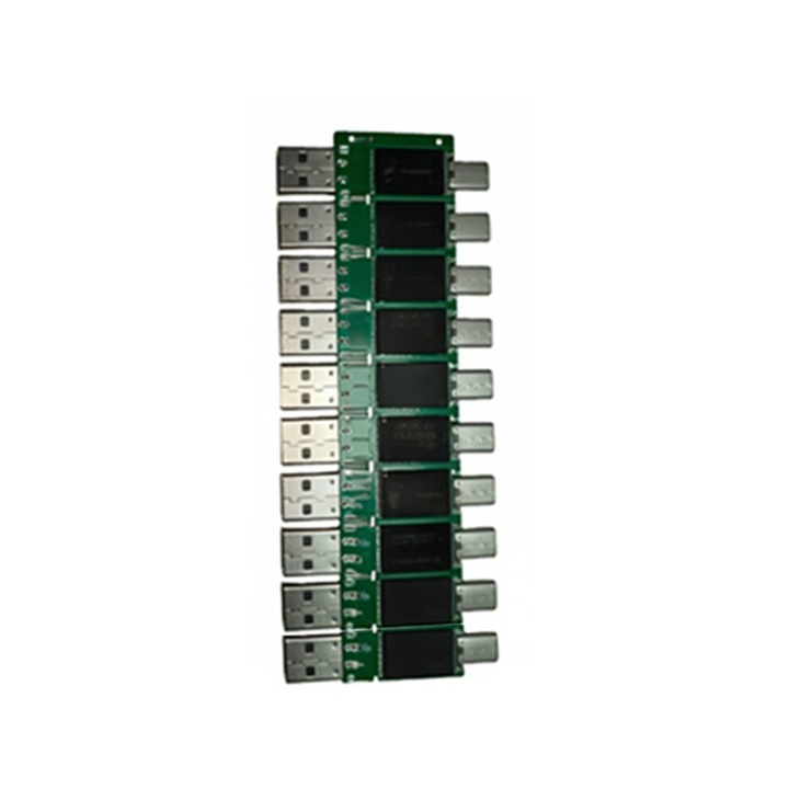 10 db USB 2.0 128MB dual-interface memóriakártya készlet, nagy sebességű, többszínű, 128MB