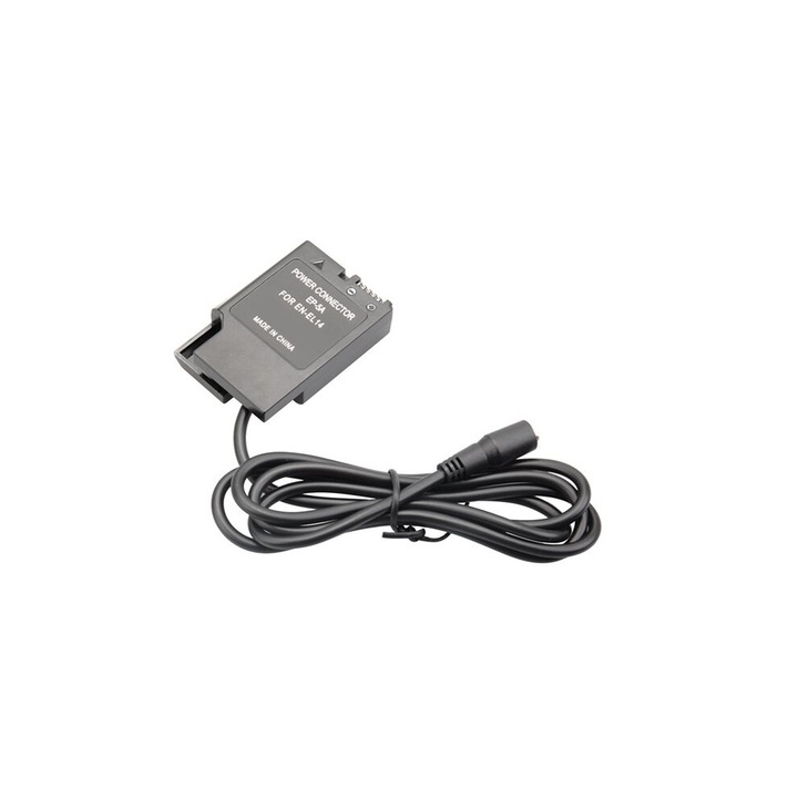 Acumulator compatibil Nikon EN-EL14, negru, 53.6x37.6x13.9mm