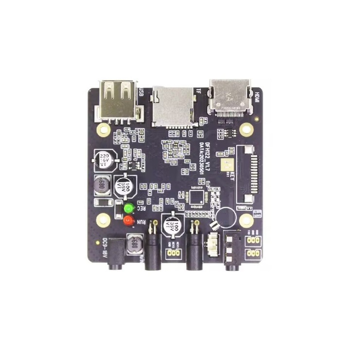 Placa DVR Mini OEM DMA122, suport AHD TVI, 1080P, negru, 10x7cm