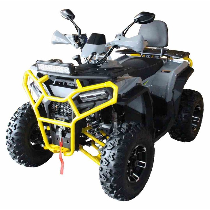 ATV ROY 250 AFX, suspensie avansata, gri/galben, roti 10"