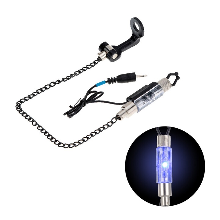 Indicator pescuit LED, swinger, 23cm, multicolor