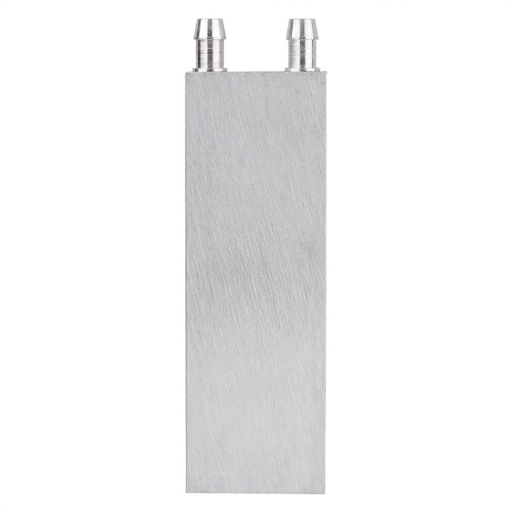 Alumínium vízhűtő blokk 40x120x12mm CPU-hoz és inverterhez