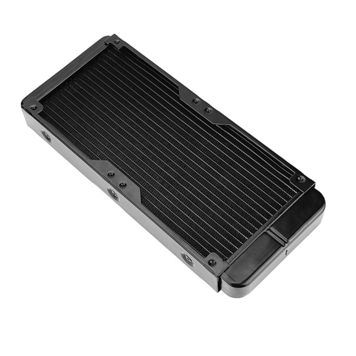 Alumínium vízhűtő radiátor 240mm 18 cső G4/1