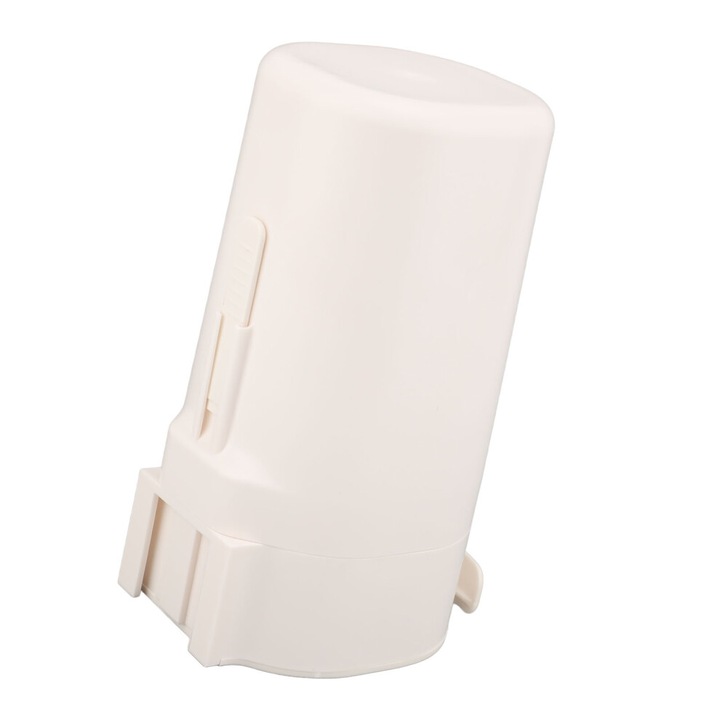 Dispenser sapun solid, plastic, reglabil, montare pe perete, alb, 10x15x8cm