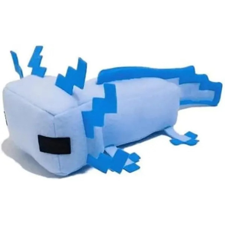 Puha kék Axolotl plüssjáték 30x20cm díszpárna