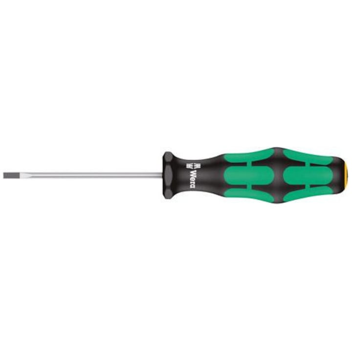Плоска отвертка Wera 2,5x0,4x60mm високолегирана стомана
