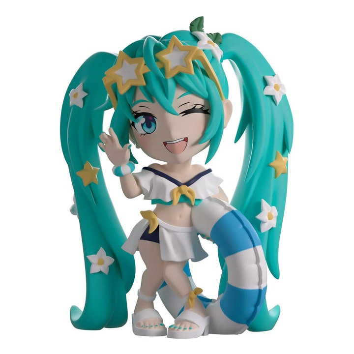 Youtooz Hatsune Miku figura, 12 cm, többszínű, nyári stílus