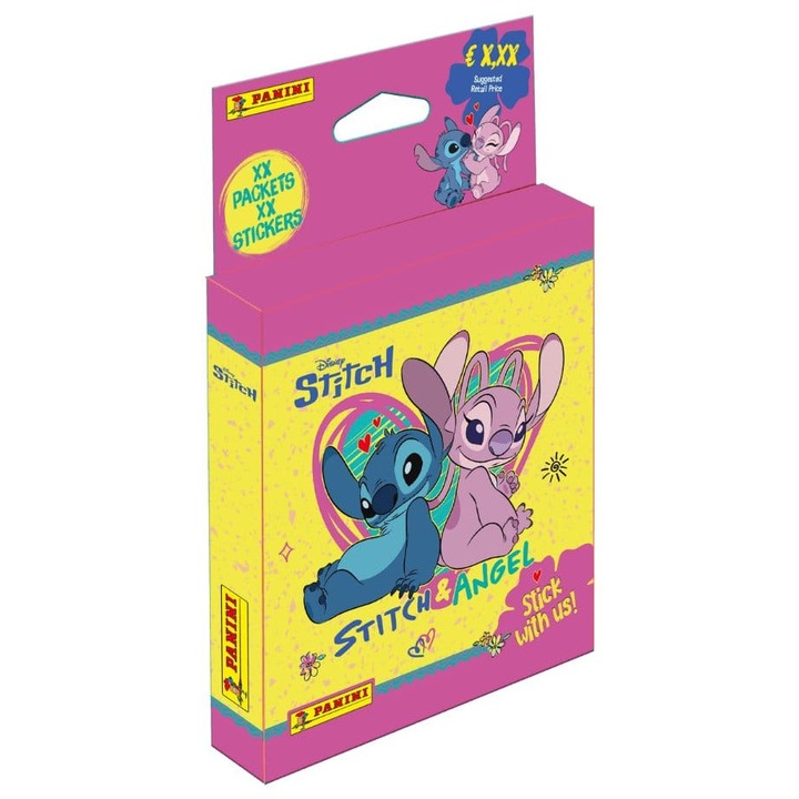 Panini Lilo & Stitch matricaszett, többszínű, 7 csomag, 35 db