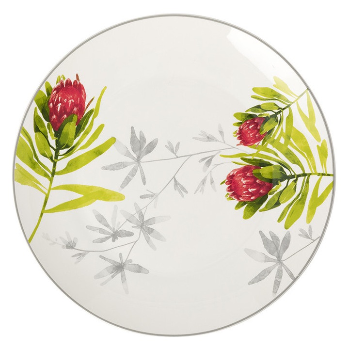 Farfurie plata 27cm portelan alb