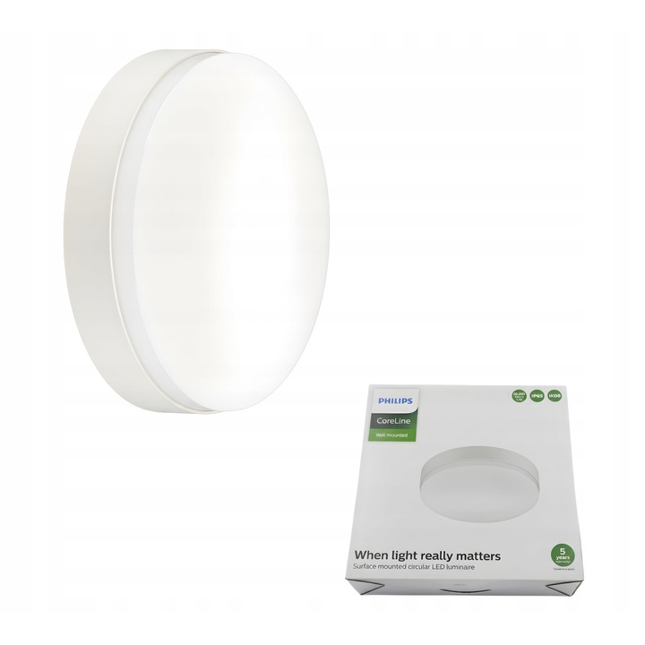 Philips CoreLine WL131V LED fali lámpa, fehér, 22W, 350x95mm, IP65, IK08