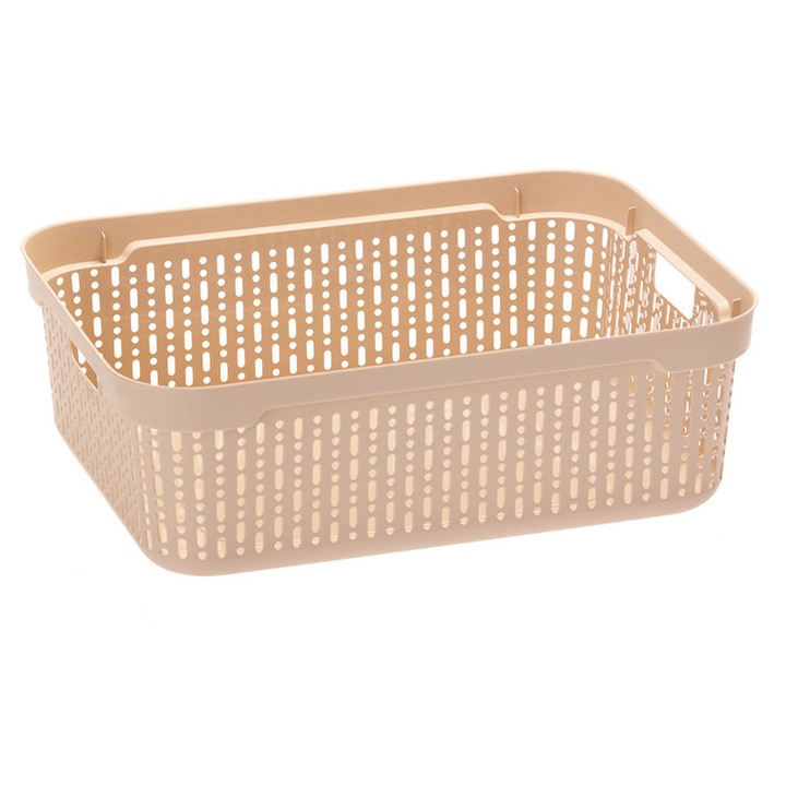 Cos plastic Morsettta XS latte 18x12x6cm decor jag
