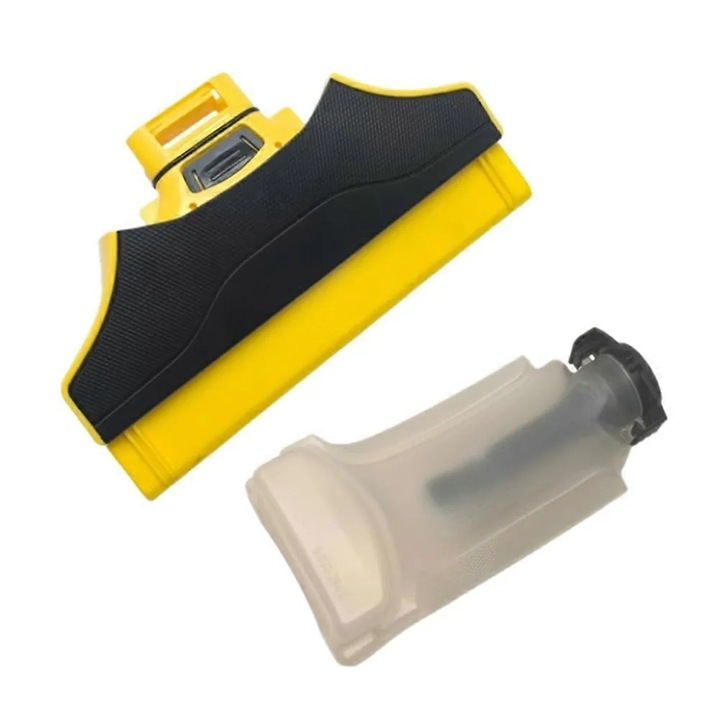 Cap de aspirare ingust pentru geamuri, rezervor apa, negru, 1 set, 10x15x5cm