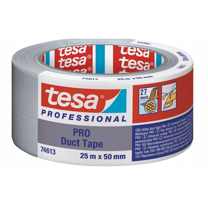 Tesa PRO Duct Tape Ragasztószalag 50/25m Ezüst