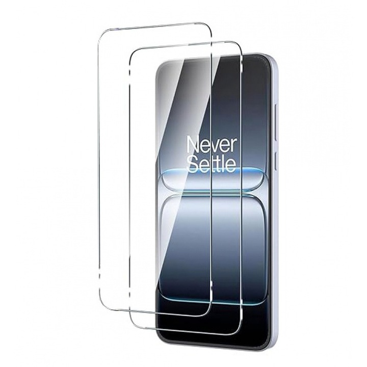 Folie protectie ecran sticla securizata 9H, 2 bucati, transparenta, 0.33mm, pentru OnePlus Nord 5