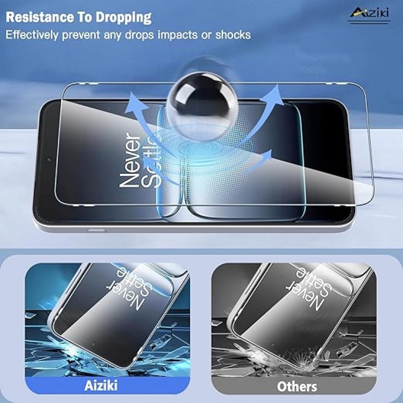 Folie protectie ecran sticla securizata 9H, 2 bucati, transparenta, 0.33mm, pentru OnePlus Nord 5