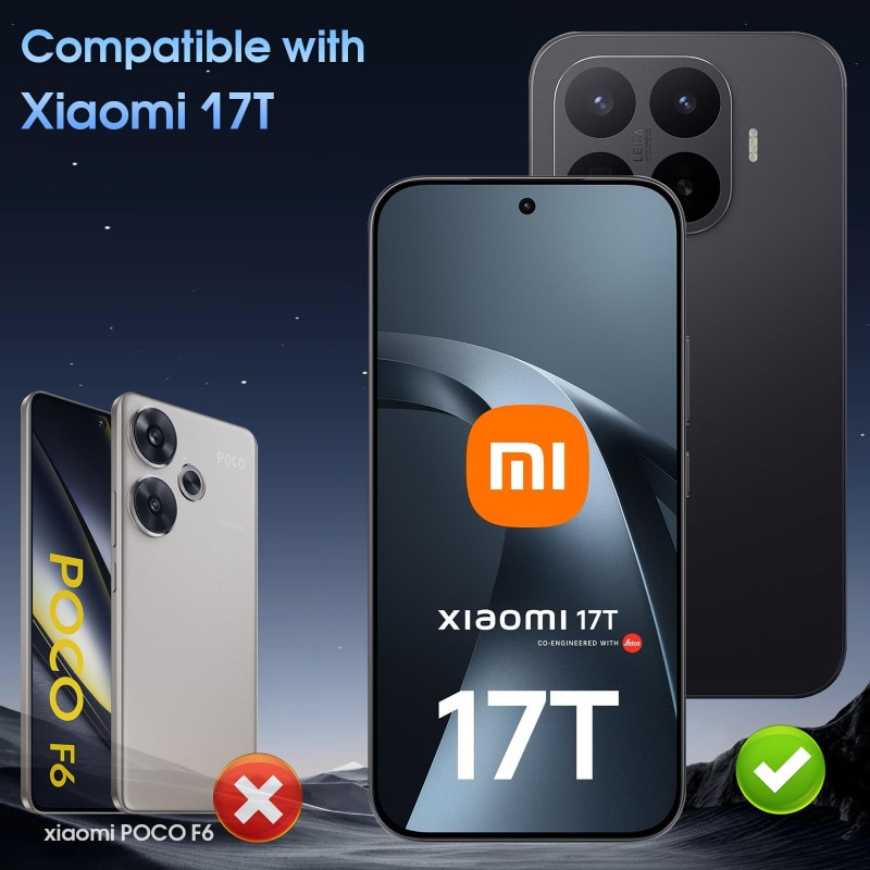 Folie sticla securizata, 2 buc, 9H, transparenta, 0.18mm, full screen, pentru Xiaomi 17T POCO F8 Pro Redmi K90