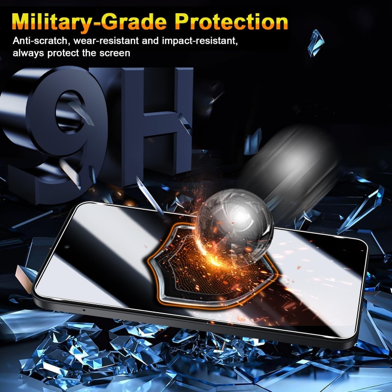 Folie protectie ecran sticla securizata 9H, 0.33mm, transparenta, set 2 buc, pentru Xiaomi 15