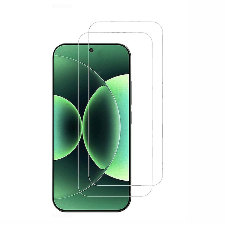 Folie protectie ecran sticla securizata 9H pentru Xiaomi 17 17 Pro transparent 0.18mm set 2 buc