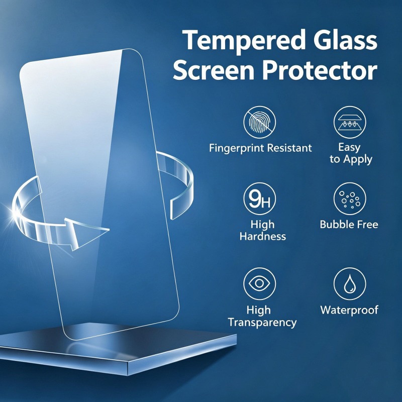 Folie protectie ecran sticla securizata 9H pentru Xiaomi 17 17 Pro transparent 0.18mm set 2 buc