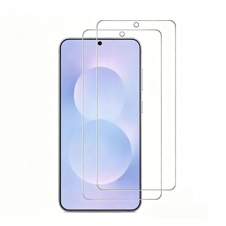 Folie protectie ecran sticla securizata 9H pentru Samsung Galaxy S25 Edge transparent 0.18mm set 2 buc