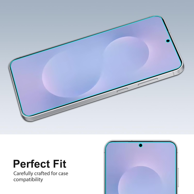 Folie protectie ecran sticla securizata 9H pentru Samsung Galaxy S25 Edge transparent 0.18mm set 2 buc