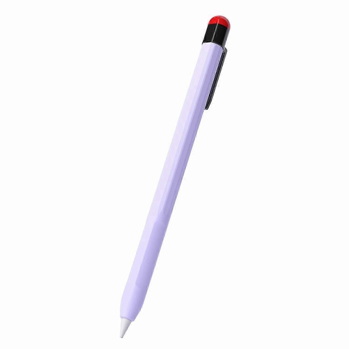 Szilikon tok Apple Pencil 2nd Generation stylushoz, égszínkék, klipszes, porálló