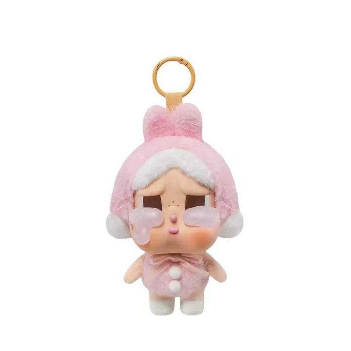 Crybaby plüss játékok sorozat, POP MART, táska medálok, születésnapi ajándékok, egyedi doboz, 15 cm, Crybaby Nyúl