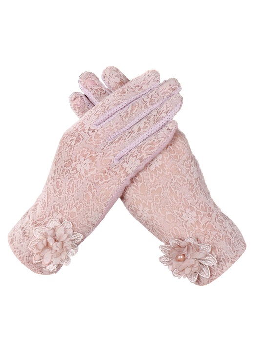 Manusi din dantela florala Flapper anii 1920 pentru nunta, opera, petrecere, manusi din dantela elastice, marime adult
