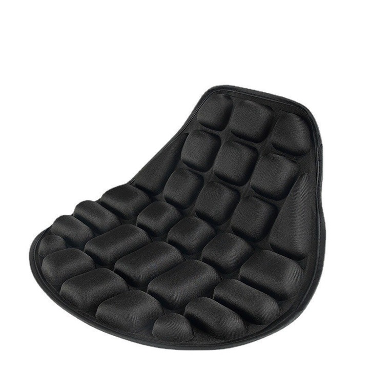Husa sa motocicleta HERUSI gel negru 14.5x36x34cm TPU piele