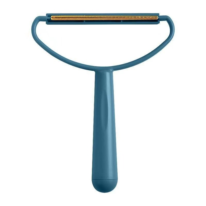 Perie dublu fata pentru scame HERUSI albastru 20x5cm