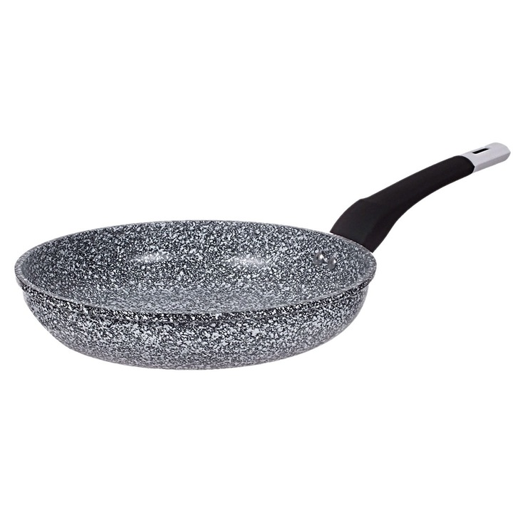 Zilner Stonetec Serpenyő 24cm fekete 24x5cm