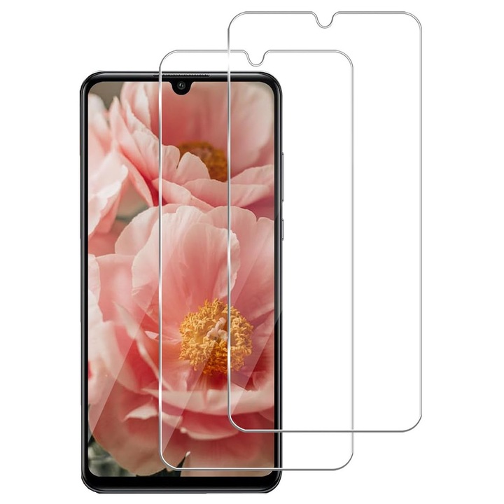 Set 2 folii sticla securizata Huawei P30 Lite 152.9x72.7x7.4mm transparent