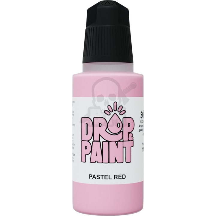 Vopsea aerograf Scale75 Drop Paint pasztell piros 17ml
