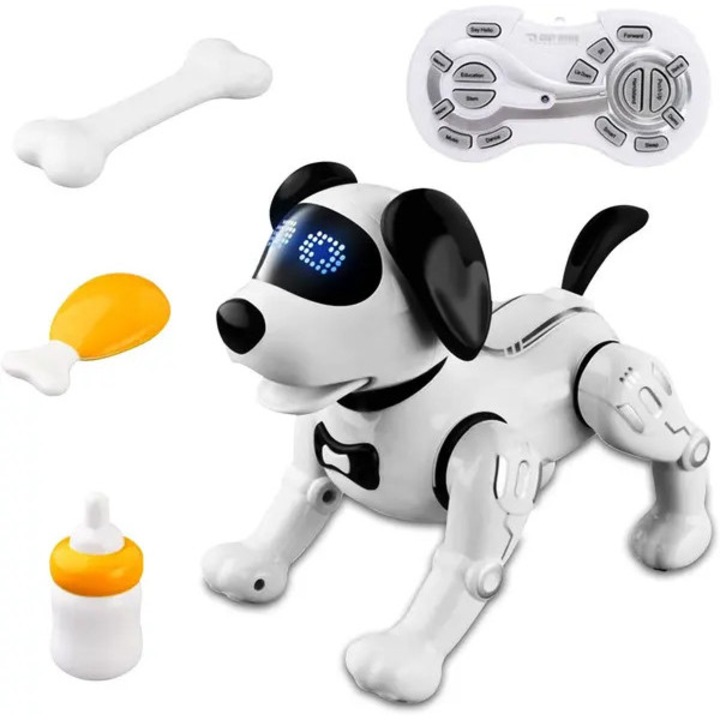 Catel robot jucarie programabil cu telecomanda, bionic, multicolor, 20x15x10cm