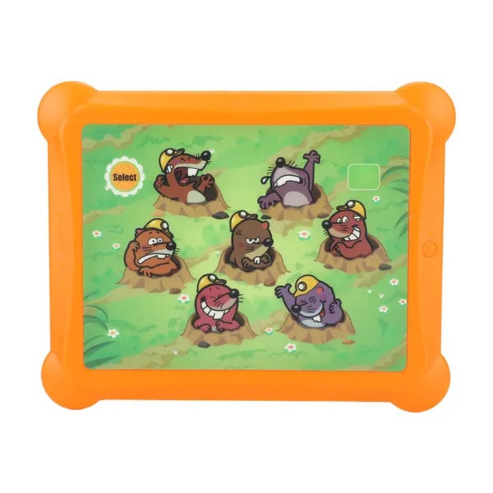 Elektromos Üss-a-vakondot játék, 7 LED, narancssárga, 25.3x20.2x2.4cm
