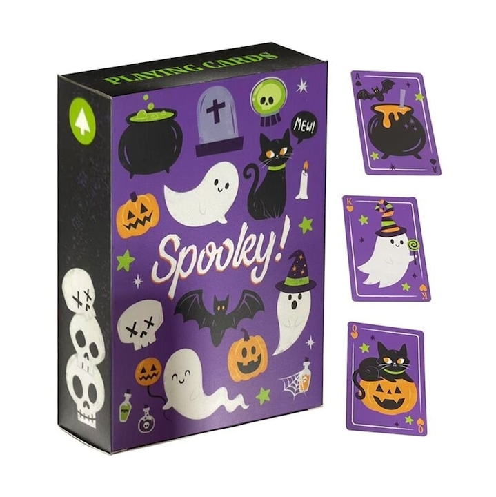 Puckator Spooky Halloween játékkártya csomag 8.5x6x0.1cm többszínű 9x6.5x2.5cm