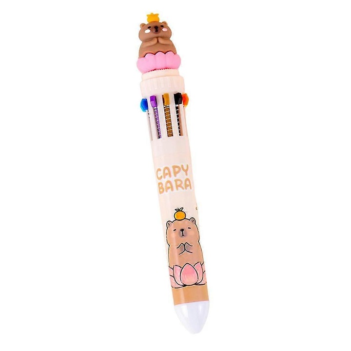 Pixuri set 10 culori multicolor 15cm plastic